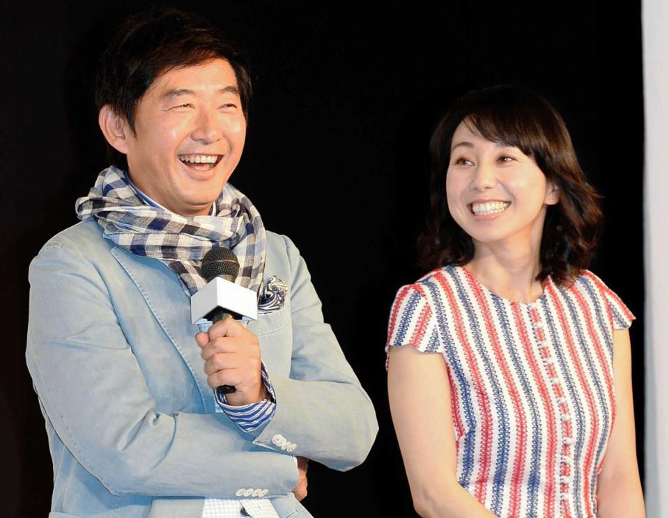 　石田純一（左）と東尾理子夫妻