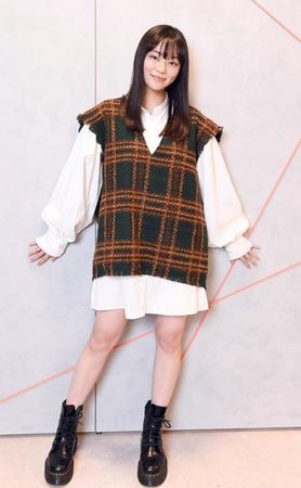 　女優として新たな道を歩む深尾あむ（撮影・園田高夫）
