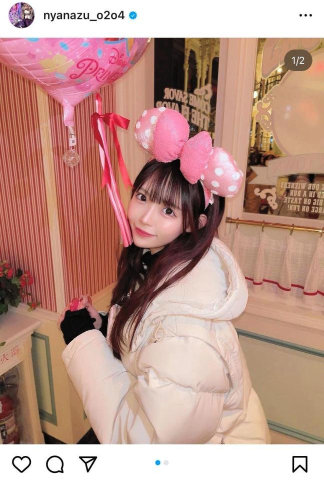 植村梓のインスタグラム＠ｎｙａｎａｚｕ＿ｏ２ｏ４より