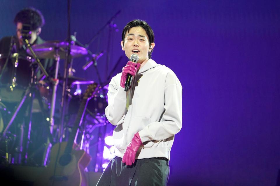 ライブツアーを行った菅田将暉＝東京・日本武道館©上飯坂一　