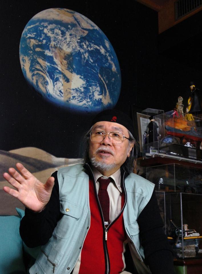 　宇宙への思いを熱く語る在りし日の松本零士さん