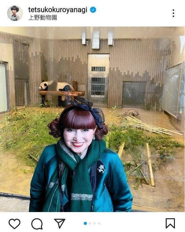 　黒柳徹子のインスタグラム（ｔｅｔｓｕｋｏｋｕｒｏｙａｎａｇｉ）より