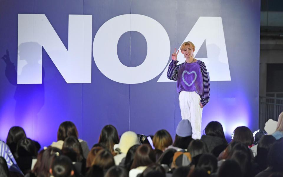 イベントに登場したＮＯＡ（撮影・三好信也）
