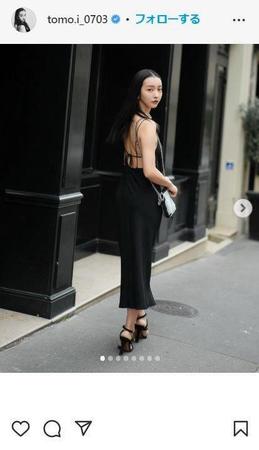　パリでは大胆ドレス姿も　板野友美インスタグラム＠ｔｏｍｏ．ｉ＿０７０３から 