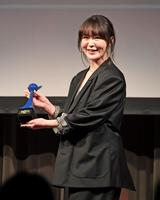 　外国映画・ドラマ賞を受賞した貫地谷しほり（撮影・三好信也）