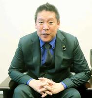 　ガーシー容疑者について語る立花孝志氏　