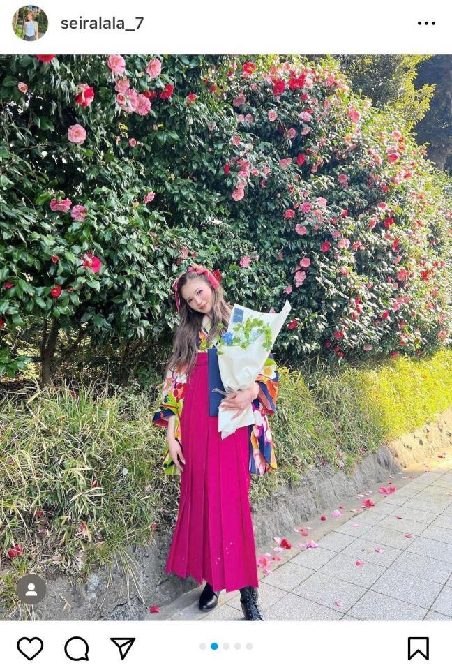 　せいらのインスタグラム＠ｓｅｉｒａｌａｌａ＿７より