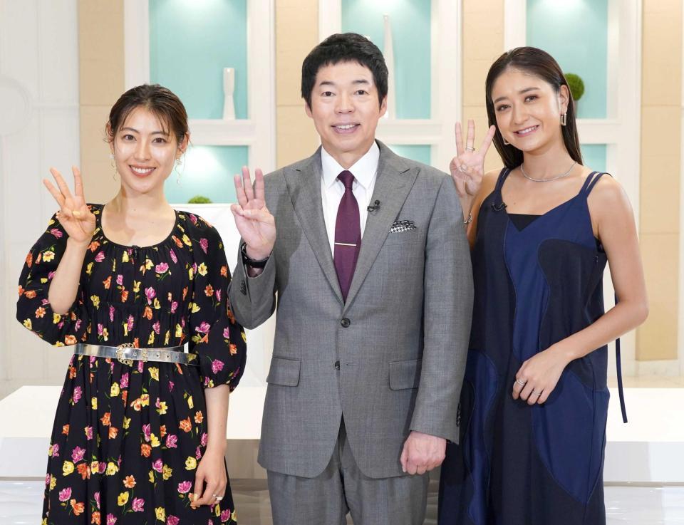 　「常連３」に出演する（左から）瀧本美織、今田耕司、池田美優