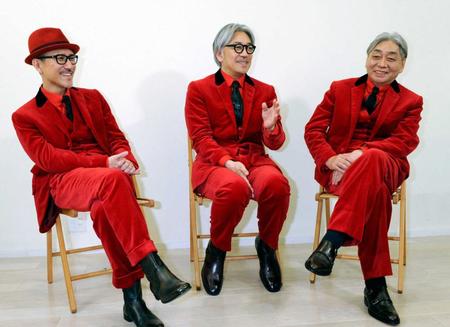 　ＹＭＯの（左から）高橋幸宏さん、坂本龍一さん、細野晴臣さん＝２０１０年７月撮影