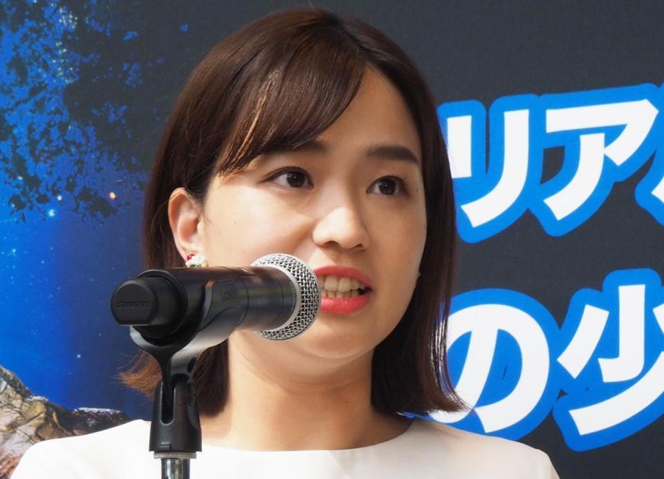 　篠原梨菜アナウンサー