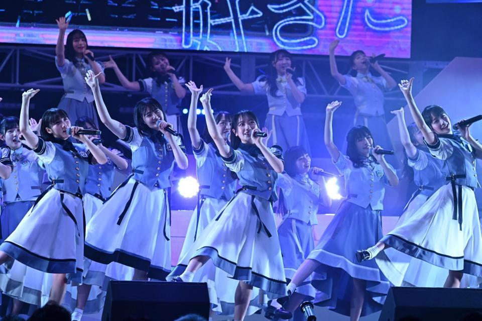 　６周年記念コンサートを開いたＳＴＵ４８©ＳＴＵ