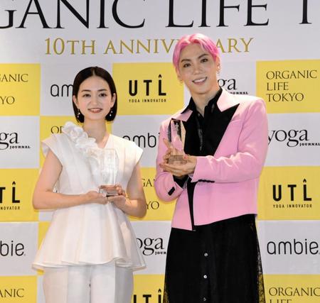 　「Ｙｏｇａ　Ｐｅｏｐｌｅ　Ａｗａｒｄ　２０２３」でベストオブヨギ２０２３を受賞した日本テレビ・後藤晴菜アナウンサーとＩＧ