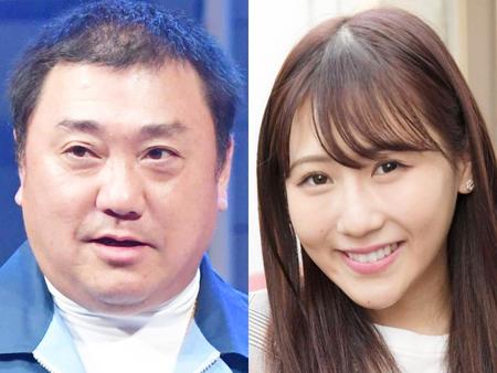 　極楽とんぼ・山本圭壱（左）と西野未姫