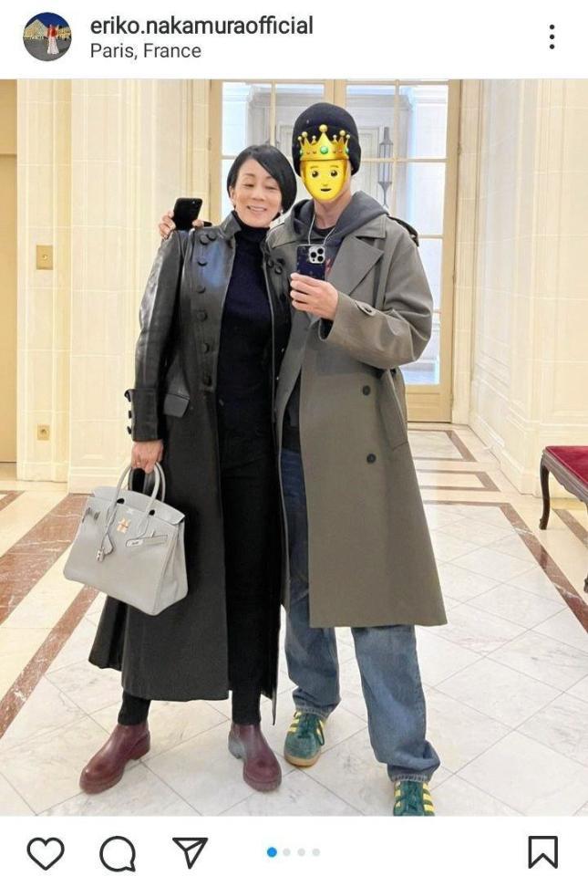 　中村江里子のインスタグラム＠ｅｒｉｋｏ．ｎａｋａｍｕｒａｏｆｆｉｃｉａｌより