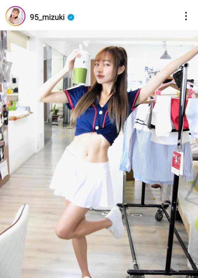 リン・シャンのインスタグラム（＠９５＿ｍｉｚｕｋｉ）から