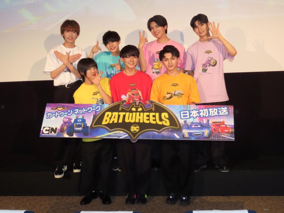 　日本語版主題歌を担当するＴＨＥ　ＳＵＰＥＲ　ＦＲＵＩＴ