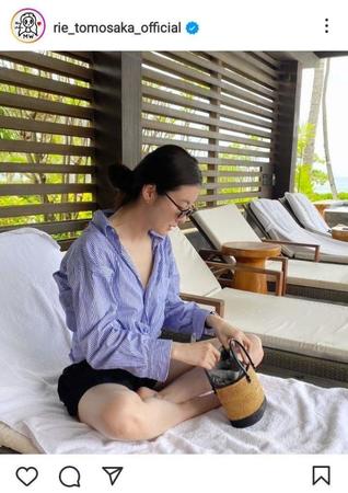 　ともさかりえのインスタグラム＠ｒｉｅ＿ｔｏｍｏｓａｋａ＿ｏｆｆｉｃｉａｌより