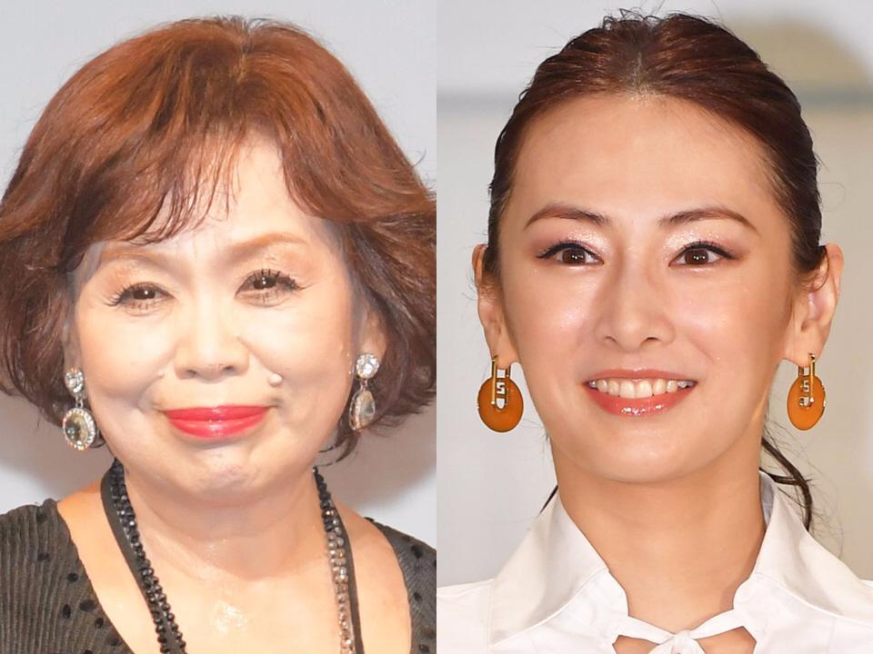 　上沼恵美子（左）と北川景子