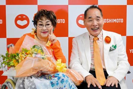 　約４年ぶりになんばグランド花月で漫才を披露した「宮川大助・花子」