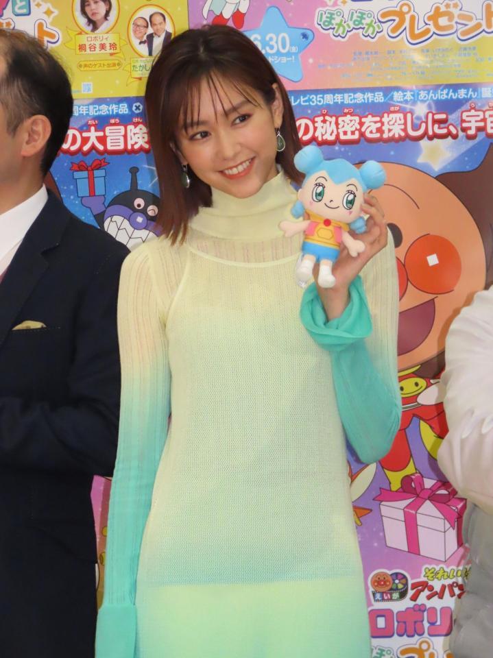 公開アフレコに登場した桐谷美玲＝都内