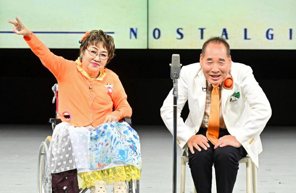 　約４年ぶりになんばグランド花月で漫才を披露した宮川大助・花子