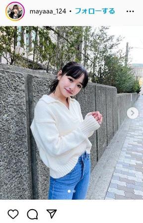 　重川茉弥のインスタグラム＠ｍａｙａａａ＿１２４より