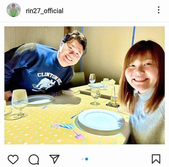 凛のインスタグラム＠ｒｉｎ２７＿ｏｆｆｉｃｉａｌより