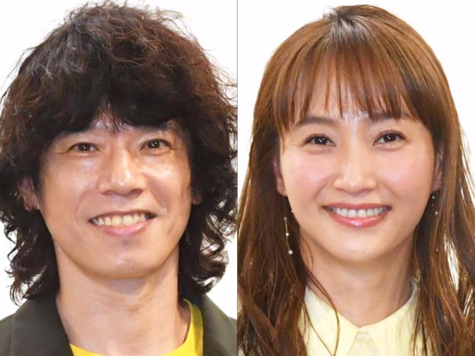 　庄司智春（左）と藤本美貴