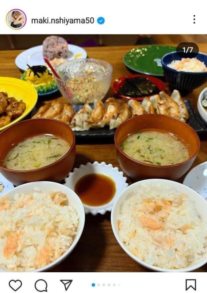 　西山茉希のインスタグラム＠ｍａｋｉ．ｎｓｈｉｙａｍａ５０より