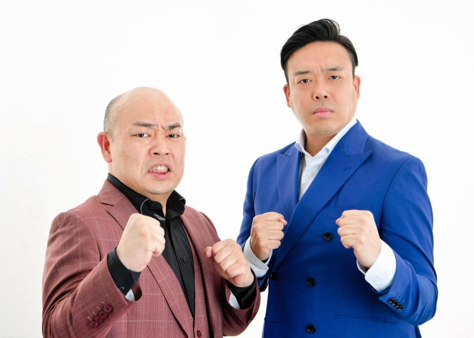 　ギャロップの林健（左）と毛利大亮