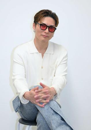 　肉愛を語ったＥＸＩＬＥ　ＳＨＯＫＩＣＨＩ（撮影・伊藤笙子）