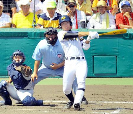 　前橋育英時代の田村駿人＝２０１３年撮影