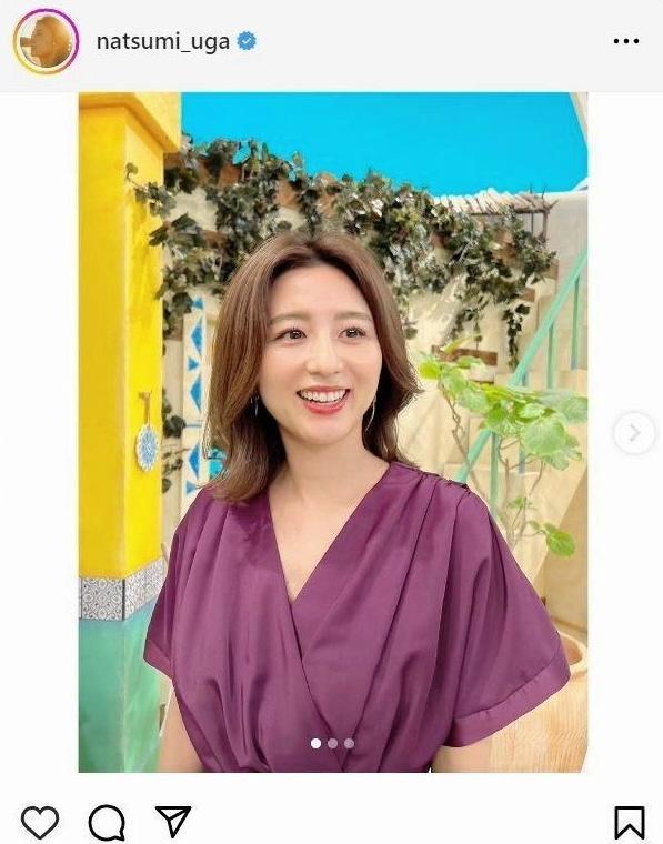 　宇賀なつみのインスタグラム＠ｎａｔｓｕｍｉ＿ｕｇａから