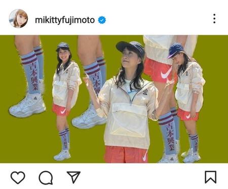 　藤本美貴のインスタグラム（ｍｉｋｉｔｔｙｆｕｊｉｍｏｔｏ）より