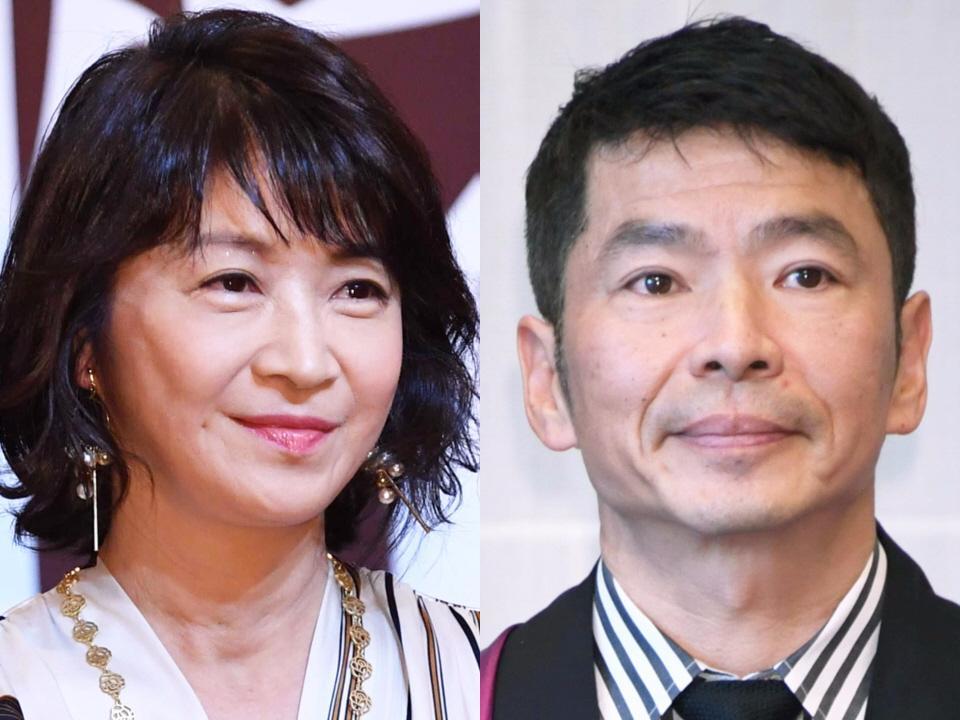 　田中美佐子（左）と深沢邦之