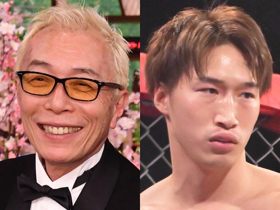 　所ジョージ（左）と安保瑠輝也