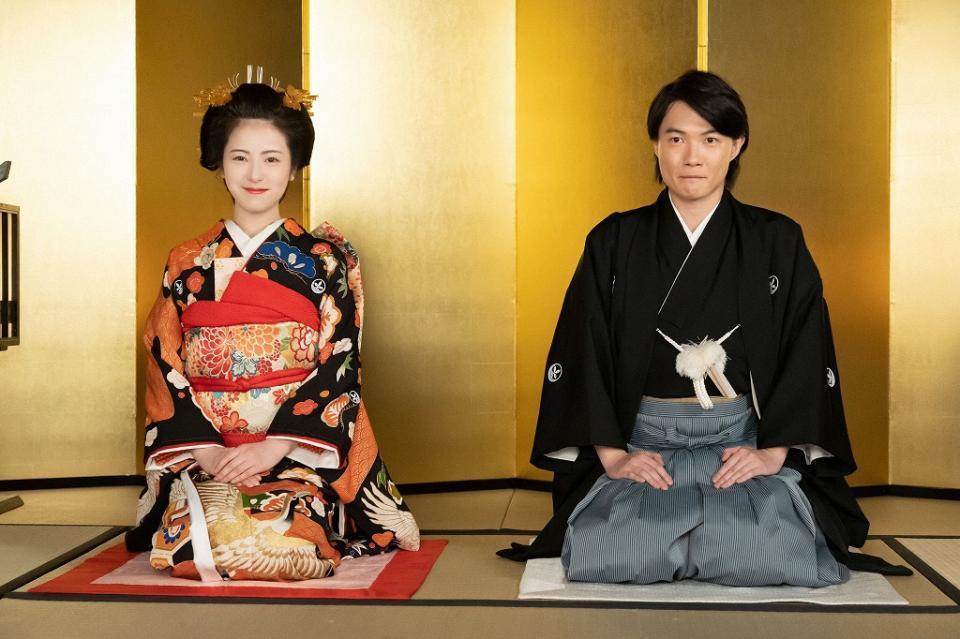 万太郎（神木隆之介）と寿恵子（浜辺美波）はめでたく夫婦に