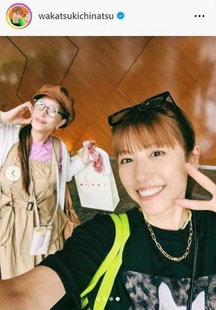 　若槻千夏のインスタグラム＠ｗａｋａｔｓｕｋｉｃｈｉｎａｔｓｕから