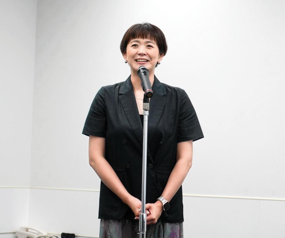 　新人研修を担当した武田和歌子アナウンサー