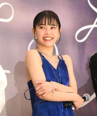 　音楽映画「キリエのうた」完成報告イベントに登場したアイナ・ジ・エンド（撮影・堀内翔）