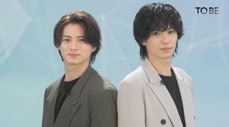 平野紫耀（左）と神宮寺勇太＝ＴＯＢＥ公式ＹｏｕＴｕｂｅより（７日）