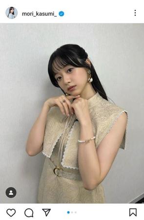 　森香澄アナウンサーのインスタグラム＠ｍｏｒｉ＿ｋａｓｕｍｉ＿より