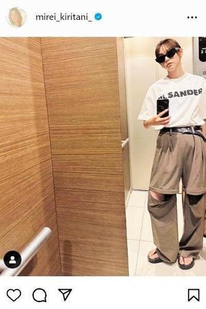 　桐谷美玲のインスタグラム＠ｍｉｒｅｉ＿ｋｉｒｉｔａｎｉ＿から
