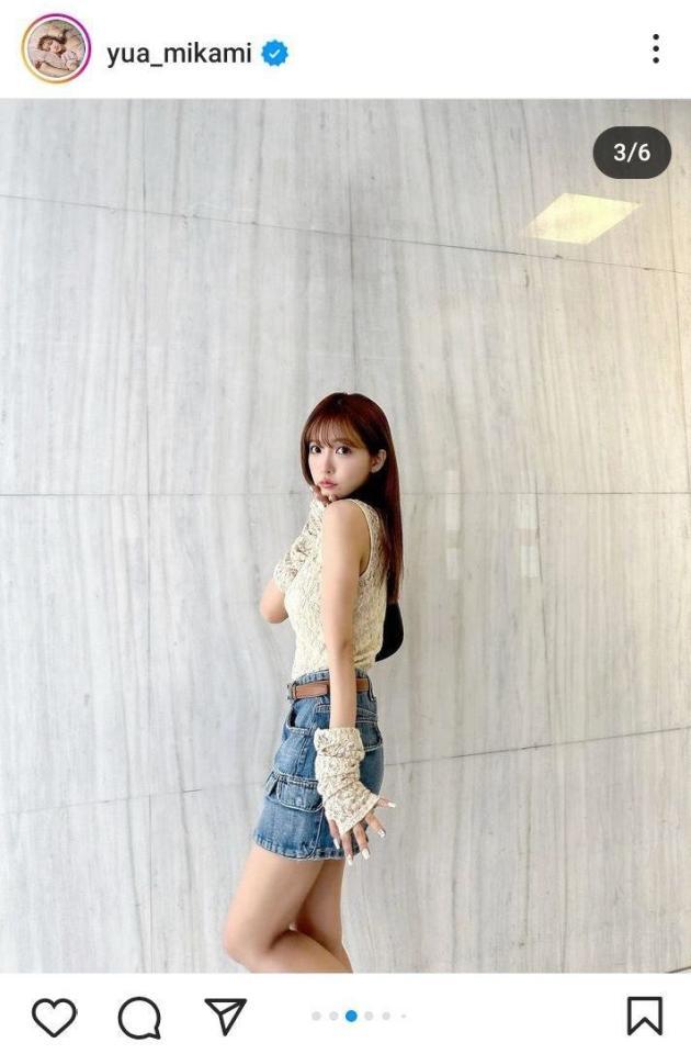 三上悠亜のインスタグラム＠ｙｕａ＿ｍｉｋａｍｉより