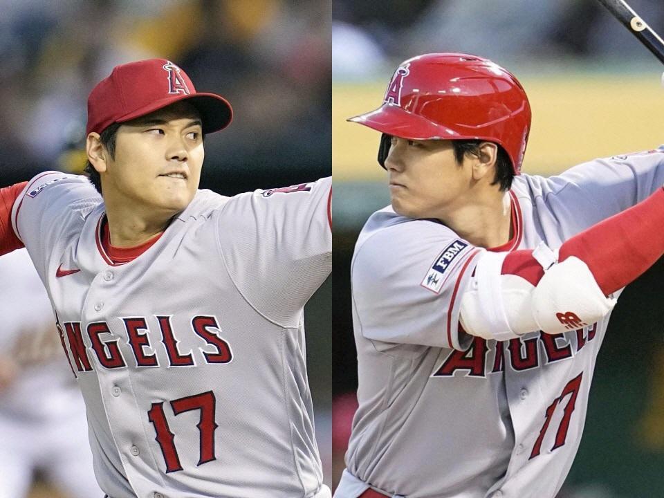 　エンゼルス・大谷翔平（提供・共同通信社）