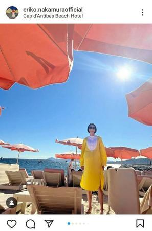 　中村江里子のインスタグラム＠ｅｒｉｋｏ．ｎａｋａｍｕｒａｏｆｆｉｃｉａｌより