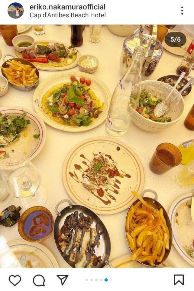 　中村江里子のインスタグラム＠ｅｒｉｋｏ．ｎａｋａｍｕｒａｏｆｆｉｃｉａｌより