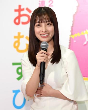 　２０２４年度後期のＮＨＫ連続テレビ小説「おむすび」の主演に決まった橋本環奈（撮影・村中拓久）