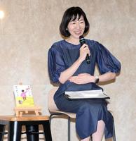 　夫・上島竜兵さんとの思い出を語る広川ひかる（撮影・堀内翔）　