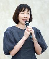 　夫・上島竜兵さんとの思い出を語る広川ひかる（撮影・堀内翔）